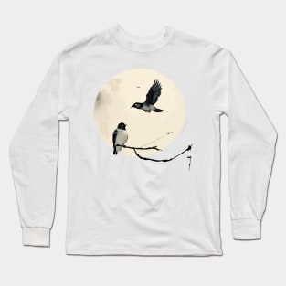 Leonard Cohen Bird On A Wire Long Sleeve T-Shirt